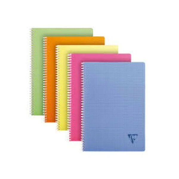 CLAIREFONTAINE 1 Cahier "Linicolor" 21x29,7 - 100 Pages - Quadrillé 5x5 - Couleur Aléatoire 1 CLAIREFONTAINE 1 Cahier "Linicolor" 21x29,7 - 100 Pages - Quadrillé 5x5 - Couleur Aléatoire