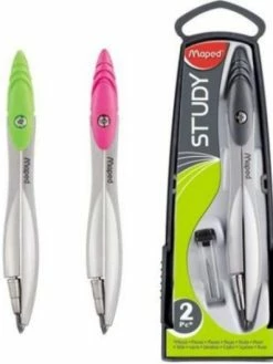 MAPED 1 Compas à Mine "Study" - Couleur Aléatoire