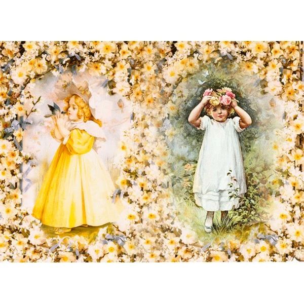 FABRIKA DECORU 1 Feuille De Papier De Découpage Collage 21 X 29,7 Cm ENFANT FLEUR 366 1 FABRIKA DECORU 1 Feuille De Papier De Découpage Collage 21 X 29,7 Cm ENFANT FLEUR 366