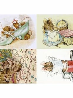 FABRIKA DECORU 1 Feuille De Papier De Découpage Collage 21 X 29,7 Cm SOURIS 77