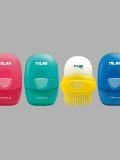 Milan 1 Gomme Et Brosse "Capsule" - Couleur Aléatoire