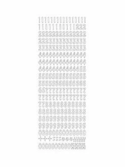 Czech Beads Exclusive 1 Pc Contour 10x23 Cm-chiffres, Carte Autocollants, Art Scrapbooking, Accessoires Décoration, Or, Co