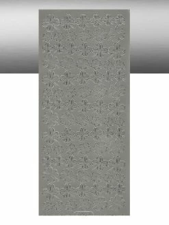 Le Suh 1 Planche De Stickers Autocollants Peel Off ARGENT TREFLE 102