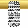 Le Suh 1 Planche De Stickers Autocollants Peel Off DORE ALPHABET 6201