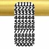 Le Suh 1 Planche De Stickers Autocollants Peel Off DORE CHIFFRE 1568