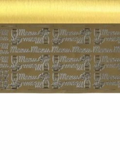 Le Suh 1 Planche De Stickers Autocollants Peel Off DORE MENU