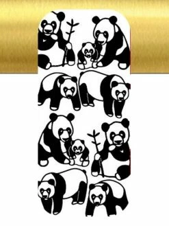 Le Suh 1 Planche De Stickers Autocollants Peel Off DORE PANDHA 5315