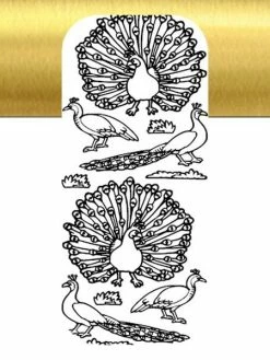 Le Suh 1 Planche De Stickers Autocollants Peel Off DORE PAON 5817