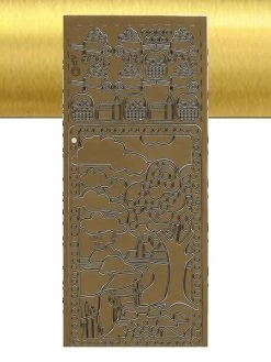 Le Suh 1 Planche De Stickers Autocollants Peel Off DORE POMMIER POMME BROUETTE 107