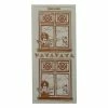 MAPIERRINE 1 Planche De Stickers Autocollants Transparents Embossage Relief Doré NOEL FENETRE 7053