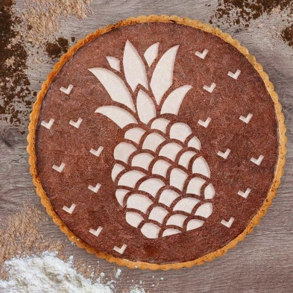 Czech Beads Exclusive 1 Police De Pc, Artisanat, Pochoir, Pochoir De Cuisson D'Ananas, 19.5 × 17cm, Modèle En Plastique De 2 Czech Beads Exclusive 1 Police De Pc, Artisanat, Pochoir, Pochoir De Cuisson D'Ananas, 19.5 × 17cm, Modèle En Plastique De – Image 2