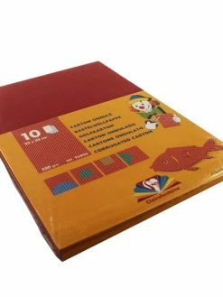 10 Feuilles De Carton Ondulé - Rouge - A4 - Loisirs Créatifs - Clairefontaine -V-Zug shop 10 feuilles de carton ondule rouge a4 loisirs creatifs clairefontaine p 3