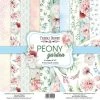 10 Papiers Scrapbooking 20 X 20 Cm FABRIKA DECORU PEONY GARDEN