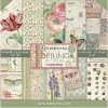 10 Papiers Scrapbooking 30 X 30 Cm STAMPERIA SPRING BOTANIC