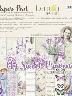 10 Papiers Scrapbooking 30.5 X 30.5 Cm LemonCraft MY SWEET PROVENCE