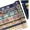 MAPIERRINE 10 Rubans Adhésifs Washi Tape Collage Décoration Assorties Avec Dorure ASIE 1696F