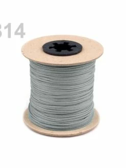 Czech Beads Exclusive 100m 8814gray Violet Polyester Cordon De Pes Ø1.5mm, D'un Cordon De Cire, Bracelet Cordon, Boho Coll