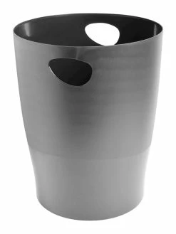 Biella Corbeille à Papier ECO 15 L, Noir - Corbeille