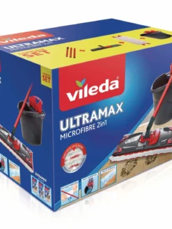 Vileda Kits De Balai Serpillère UltraMax Coffret Complet - Essuie-sol