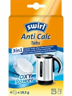 Swirl Détartrant Anti Calc Tabs 4 Pièces - Détartrants