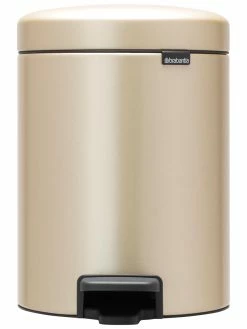 Brabantia Poubelle Cosmétique NewIcon 5 L, Champagne - Poubelle