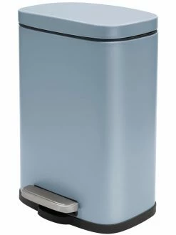 SPIRELLA Poubelle à Pédale Akira 5 L, Bleu - Poubelle à Pédale