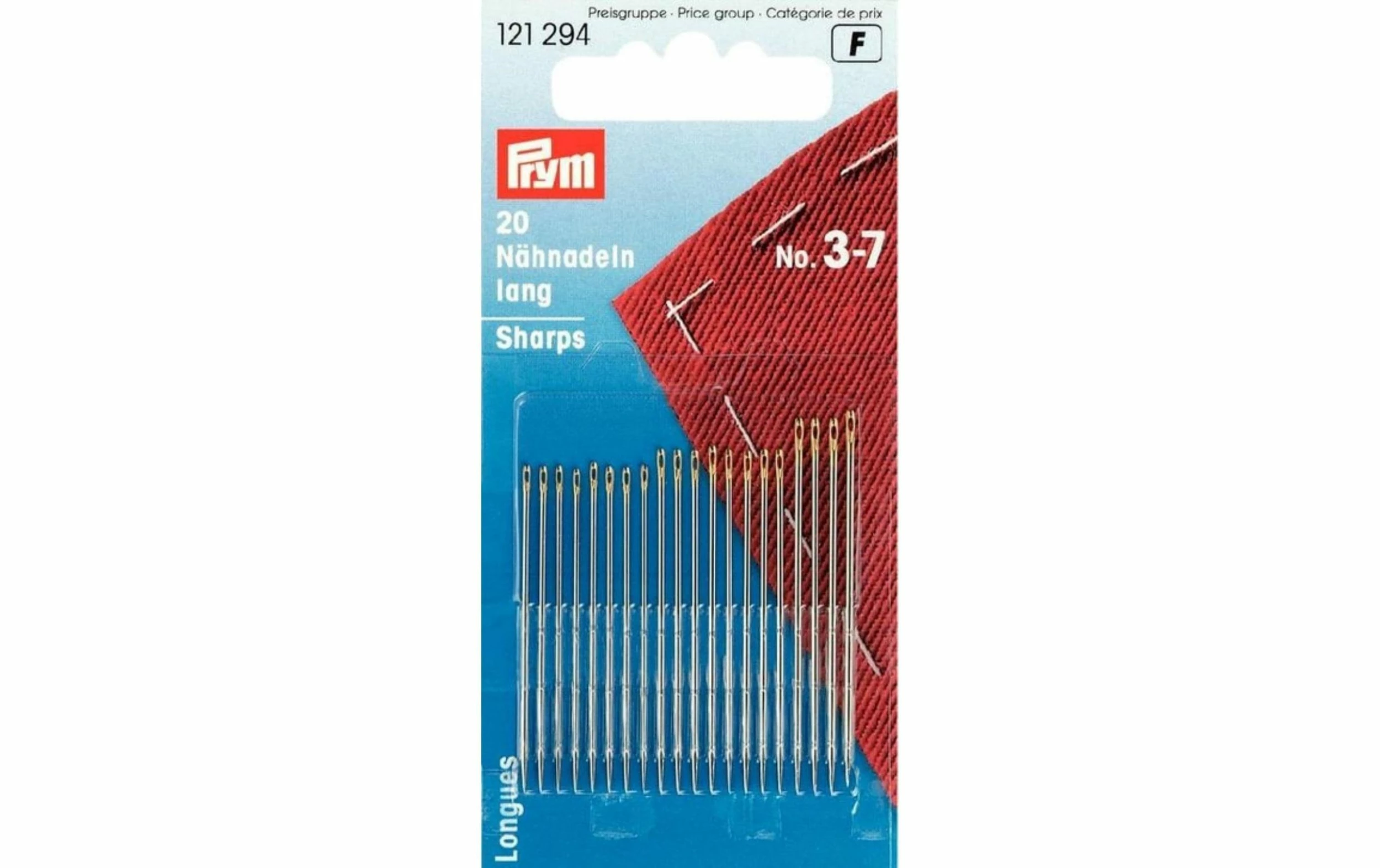 Prym Aiguille à Coudre Nr. 3 - 7, Trié, 20 Pièces - Accessoires Divers 1 Prym Aiguille à Coudre Nr. 3 - 7, Trié, 20 Pièces - Accessoires Divers