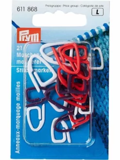 Prym Marqueur De Maille Couleurs Assorties, 21 Pièces - Accessoires Divers