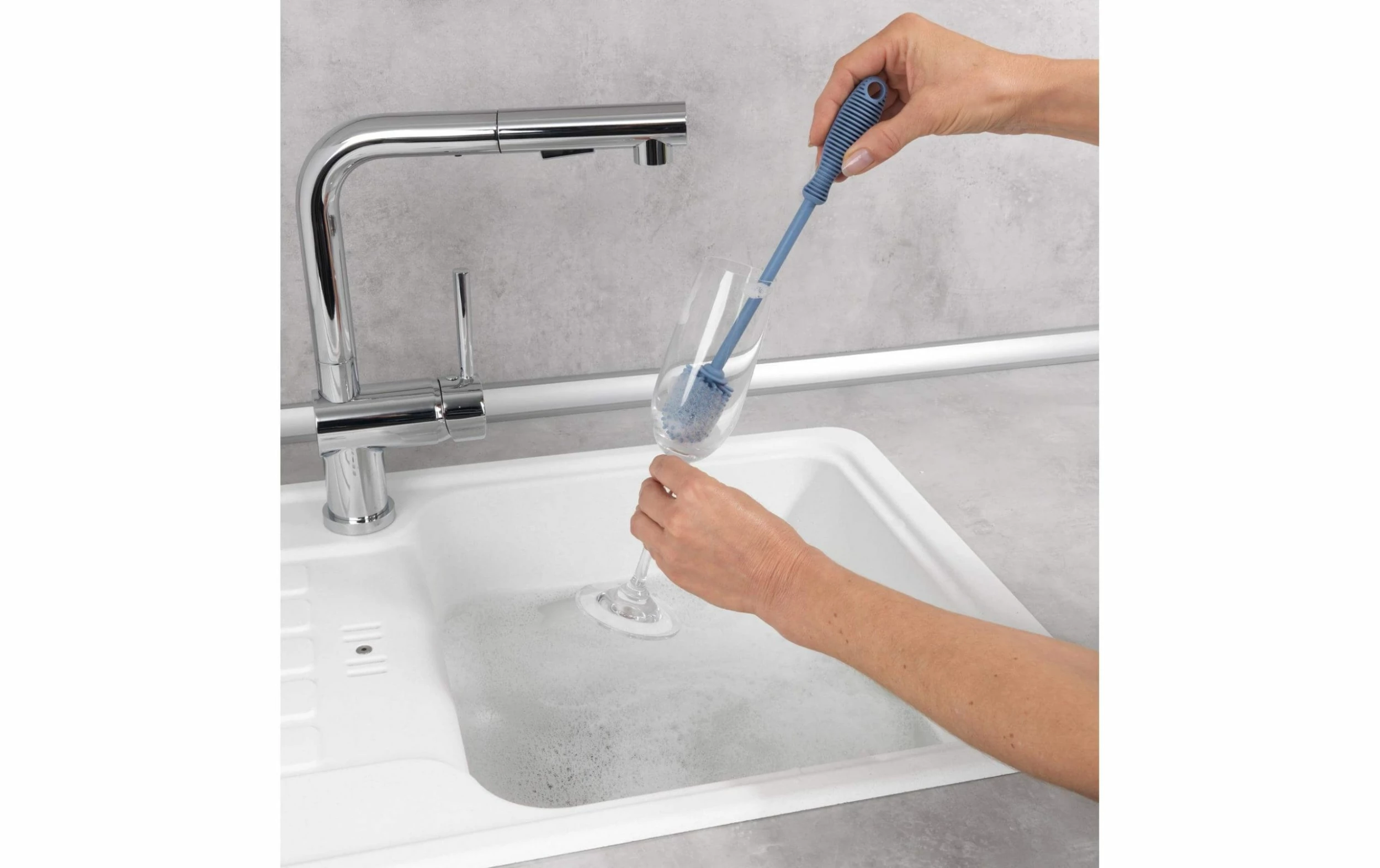 Wenko Brosse à Vaisselle Sia Bleu - Brosse De Nettoyage 3 Wenko Brosse à Vaisselle Sia Bleu - Brosse De Nettoyage – Image 3