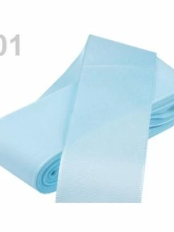 Czech Beads Exclusive 10m Lumière Taffetas Bleu Ruban Largeur 52 Mm, Rubans Tchèque Fait, Mercerie,