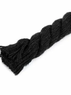 Czech Beads Exclusive 10m Noir Torsadé Cordon En Coton / Corde De Ø12mm, Et Le Jute Cordes, Ficelles, Mercerie,