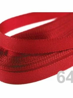 Czech Beads Exclusive 10m Rouge Écarlate Taffetas Largeur Du Ruban 6mm, Rubans Tchèque Fait, Mercerie,