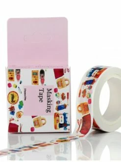 Czech Beads Exclusive 10m Rouleau à La Main Fantaisie Choses De La Mode Couture Washi Masking Décoratif Adhésif Collant Pl