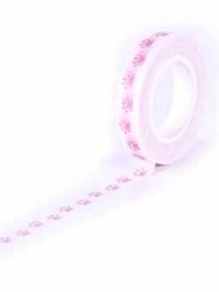 Czech Beads Exclusive 10m Rouleau De Chien Rouge Pattes De Chat En Ligne De Washi Masking Décoratif Adhésif Collant Planif