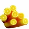 Czech Beads Exclusive 10pcs Jaune Citrus Fruit De Citron Pâte Polymère FIMO Tranches, Tige De Cannes Bâtons, Nail Art Manu