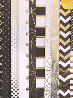 Czech Beads Exclusive 10pcs La Magie Noire De Papier De Scrapbooking Ensemble, En Relief, Décor, Motif D'arrière-plan, Car