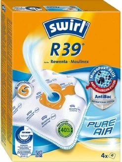 Swirl Sac Filtrant Pour Aspirateur R 39, 4 Pièce/s - Sac à Poussière