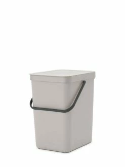 Brabantia Bacs De Recyclage Sort & Go 25 L, Gris - Bac à Compost