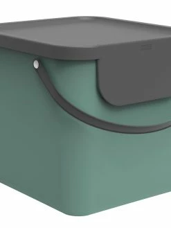 ROTHO Bacs De Recyclage Albula 40 L, Vert Foncé - Bac à Compost