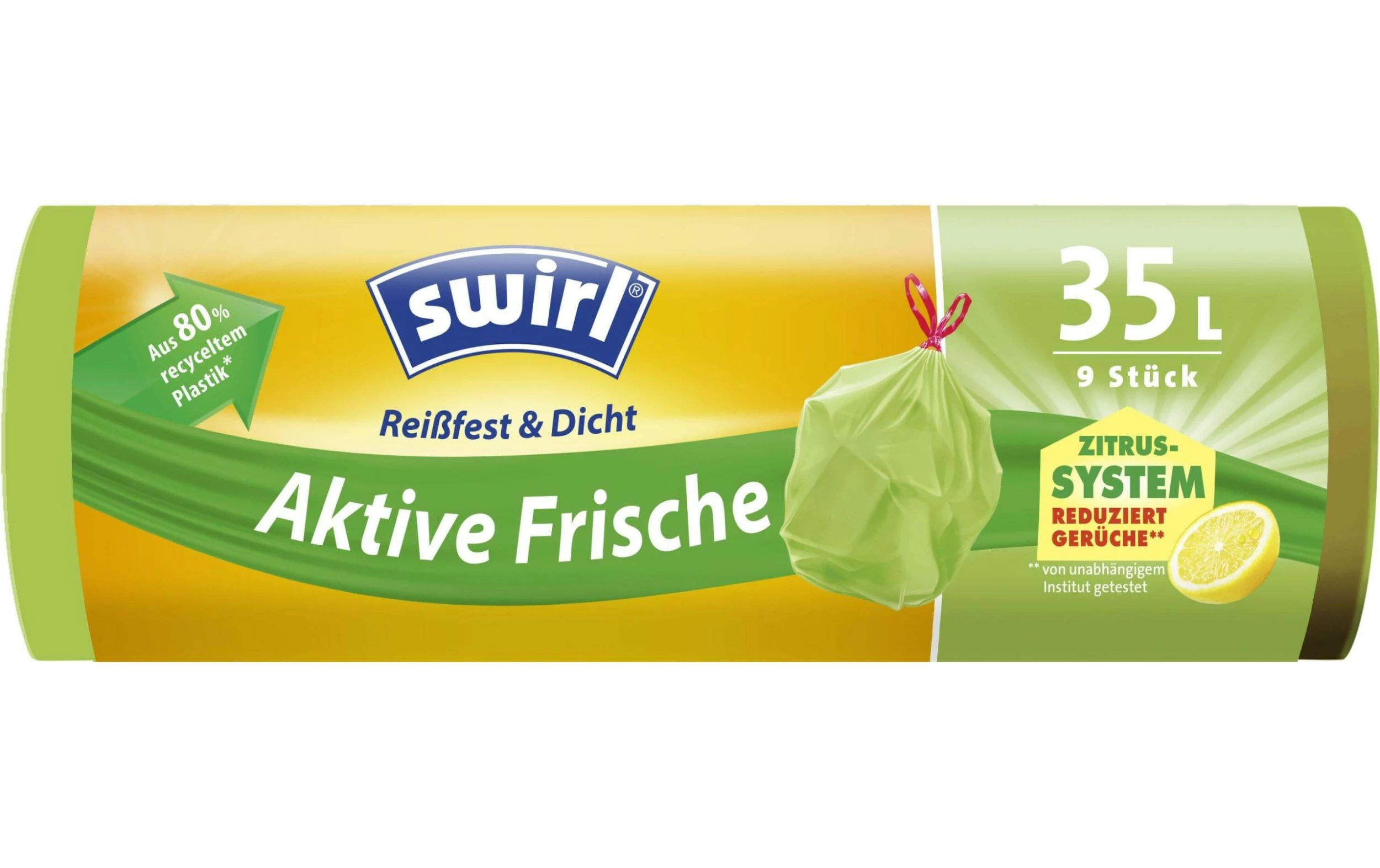 Swirl Sacs Poubelle Fraîcheur Active 35 L, 9 Pièce/s - Sacs Poubelle 1 Swirl Sacs Poubelle Fraîcheur Active 35 L, 9 Pièce/s - Sacs Poubelle