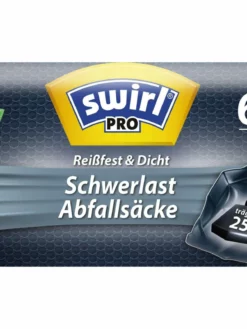 Swirl Sacs Poubelle à Toute épreuve 60 L, 12 Pièce/s - Sacs Poubelle
