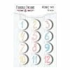 FABRIKA DECORU 12 Badges Métal Décoration Scrapbooking Fabrika Décoru CHIFFRE 141