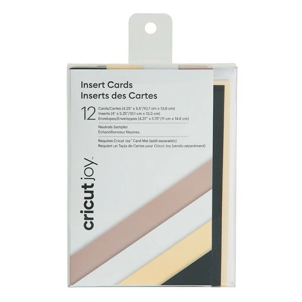 12 Cartes Et Enveloppes Taupe, Blanc Et Crème Cricut 13,9 X 10,7 Cm 1 12 Cartes Et Enveloppes Taupe, Blanc Et Crème Cricut 13,9 X 10,7 Cm