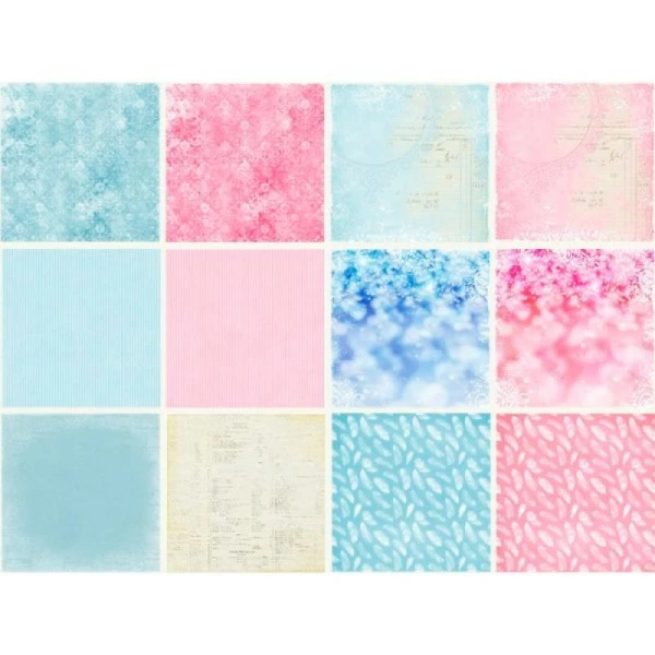 12 Papiers Fantaisis 30 X 30 Cm Lemon Craft BASIC DAYDREAM 2 12 Papiers Fantaisis 30 X 30 Cm Lemon Craft BASIC DAYDREAM – Image 2