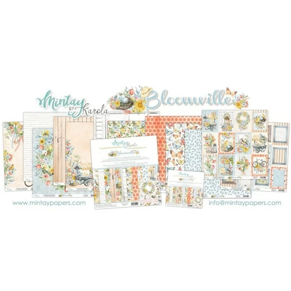 PIATEK 12 Papiers Imprimés Scrapbooking 30 X 30 Cm MINTAY BY KAROLA BLOOMVILLE 2 PIATEK 12 Papiers Imprimés Scrapbooking 30 X 30 Cm MINTAY BY KAROLA BLOOMVILLE – Image 2
