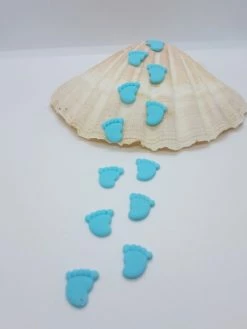 Passioncreationcollection 12 Pieds De Bébé En Argile Polymère à Coller Pour Scrapbooking 1,1x1,2x0,2 Cm 0-P-BT