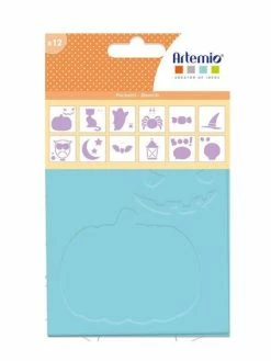 Artemio 12 Pochoirs 9 X 9 Cm - Halloween