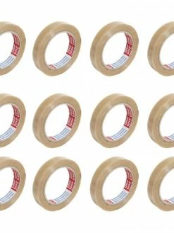 12 Rubans Adhésifs Transparents Tesa 66m X 12 Mm