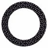 Artemio 12 Stickers Cercle Ø 6,3 Cm - Noir à Pois Blancs