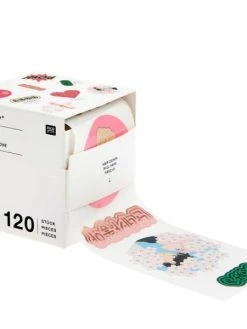 Rico Design 120 Autocollants - Amour & Manga